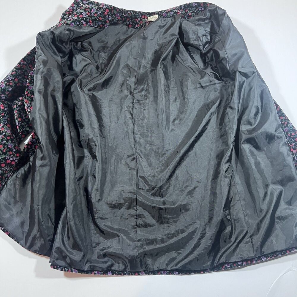 Vintage Kannum Designs Ditsy Floral Blazer Cottagecore Grannycore Women's 12 USA - Picture 9 of 9